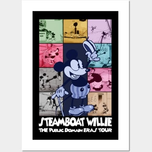 Steamboat Willie The Public Domain Eras Tour - 5 Posters and Art